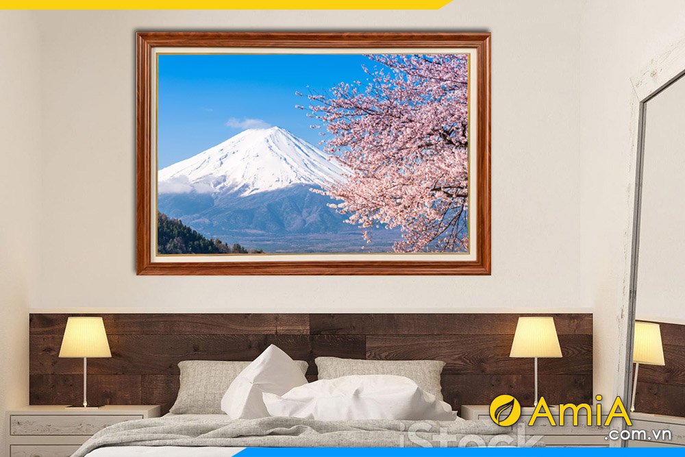 Hình ảnh Tranh phong cảnh Nhật Bản treo tường đẹp AmiA 2323