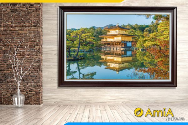 Hình ảnh Bức tranh treo tường phong cảnh Nhật Bản đẹp AmiA 2480