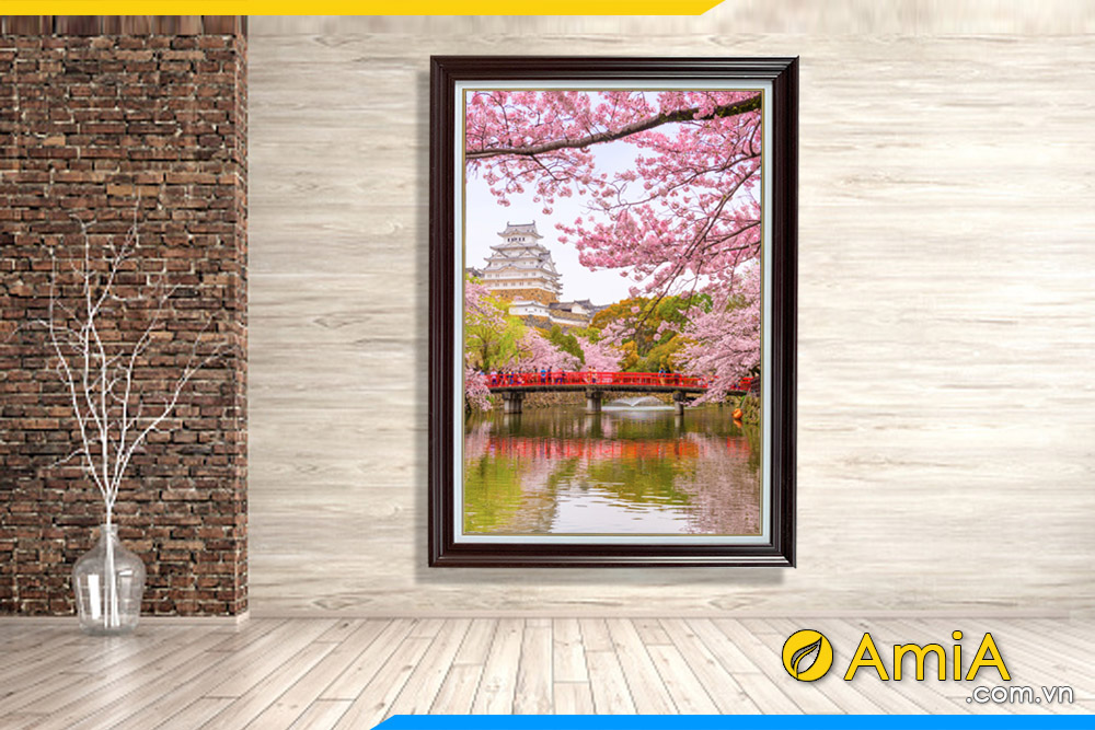 Hình ảnh Tranh chủ đề Nhật Bản treo tường đẹp xinh AmiA 2482