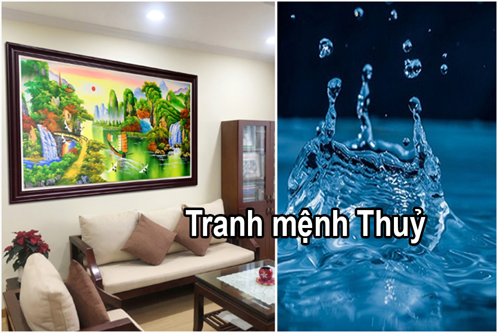 Chọn tranh hợp mệnh Thuỷ chuẩn