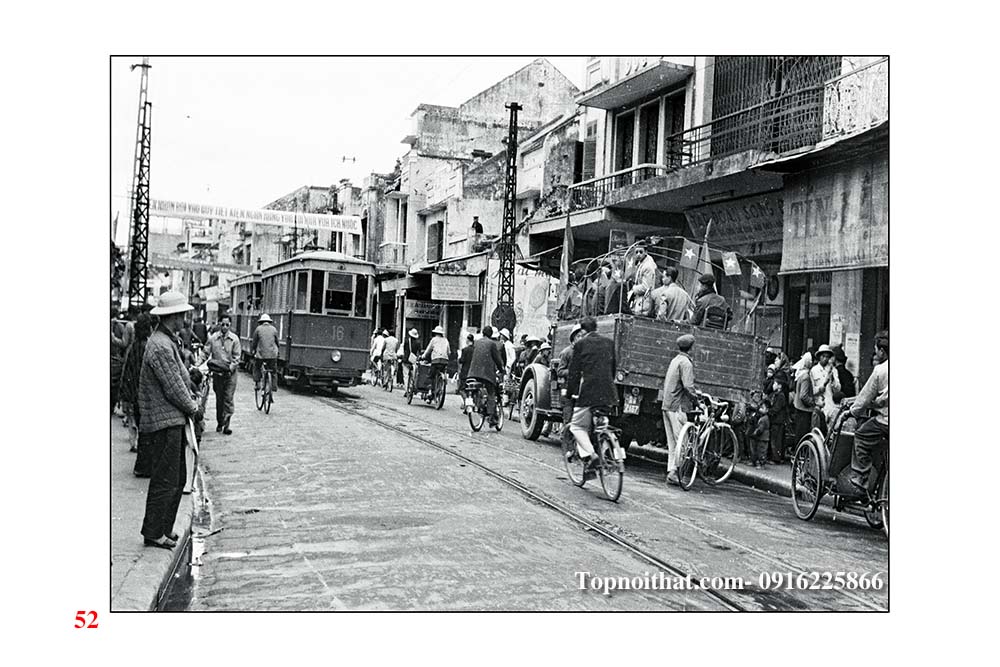 hinh anh tranh pho hang ngang 1951 xua ha noi