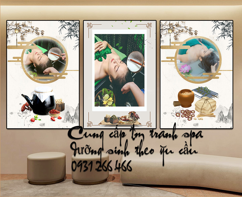 hinh anh tranh dong y spa 3 tam dep hien dai