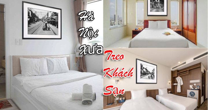 cac mau tranh ha noi xua treo khach san dep