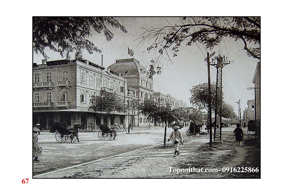 hinh anh tranh khach san Metropole Ha Noi 100 nam
