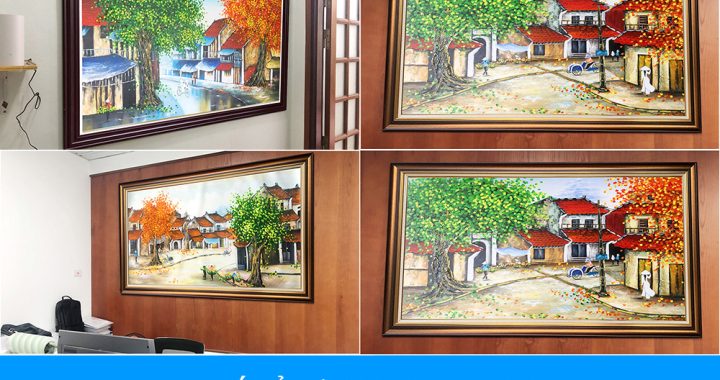 tranh pho co ha noi tang khai truong cac buc dep