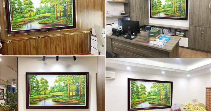 hinh anh tranh rung cay tang sep len chuc Ha Noi giao ngay