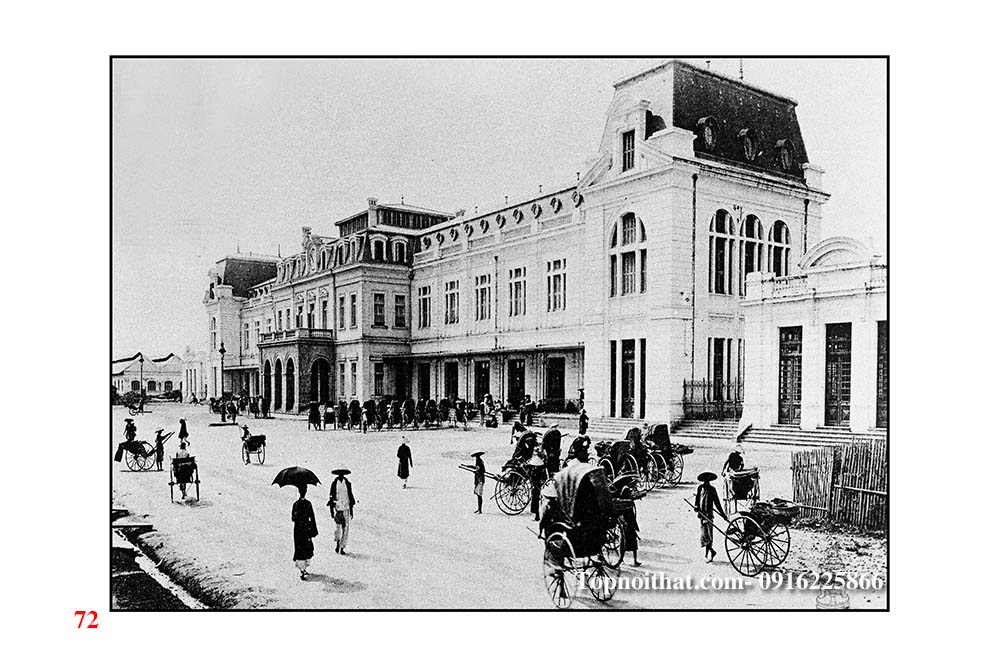 hinh anh tranh nha ga ha noi the ky 20 tonkin
