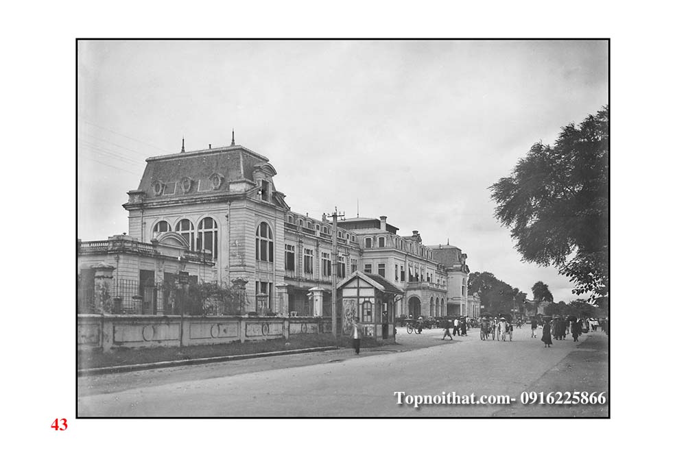 tranh nha ga ha noi thap nien 20