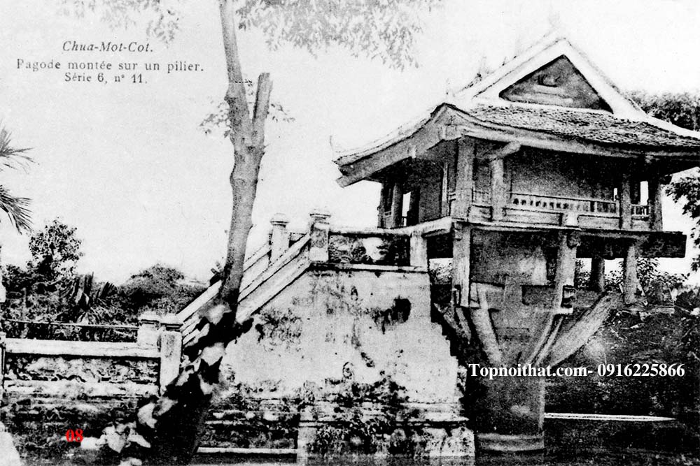 hinh anh tranh chua mot cot tonkin o ha noi xua